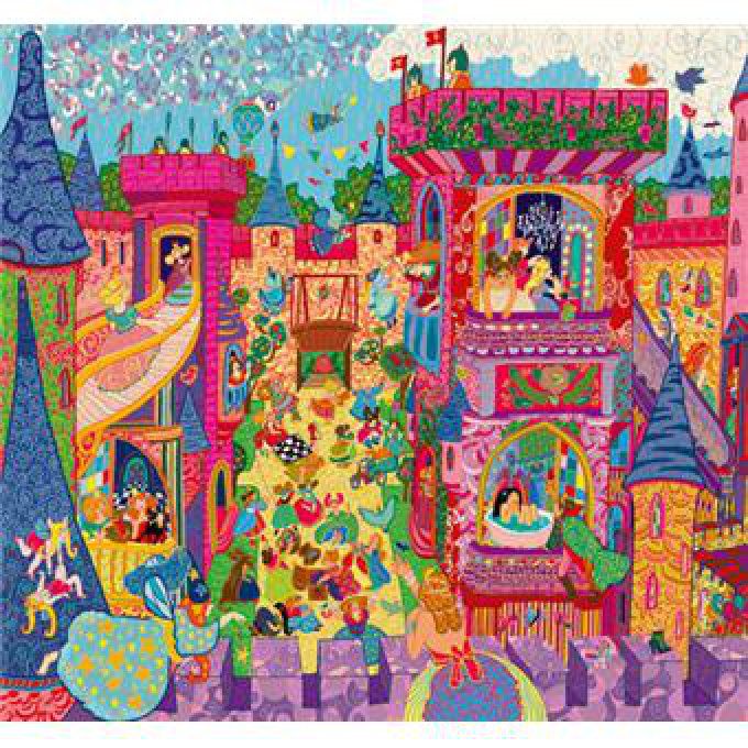 Puzzle 54 pièces Chateau de Princesses