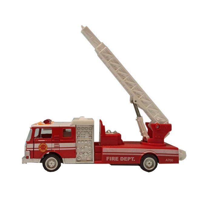Camion de pompiers a rétrofriction en metal