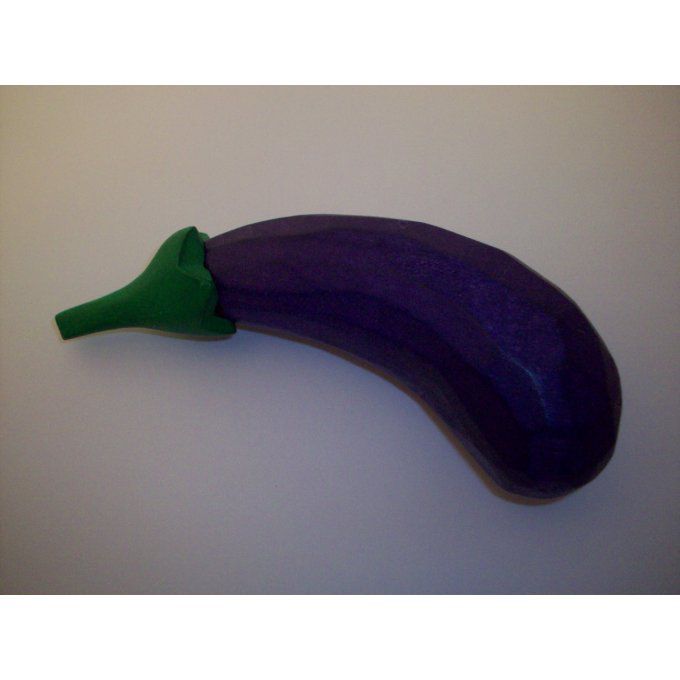 Aubergine en bois
