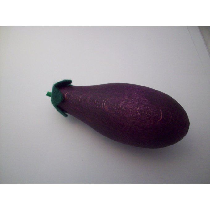 Aubergine en bois