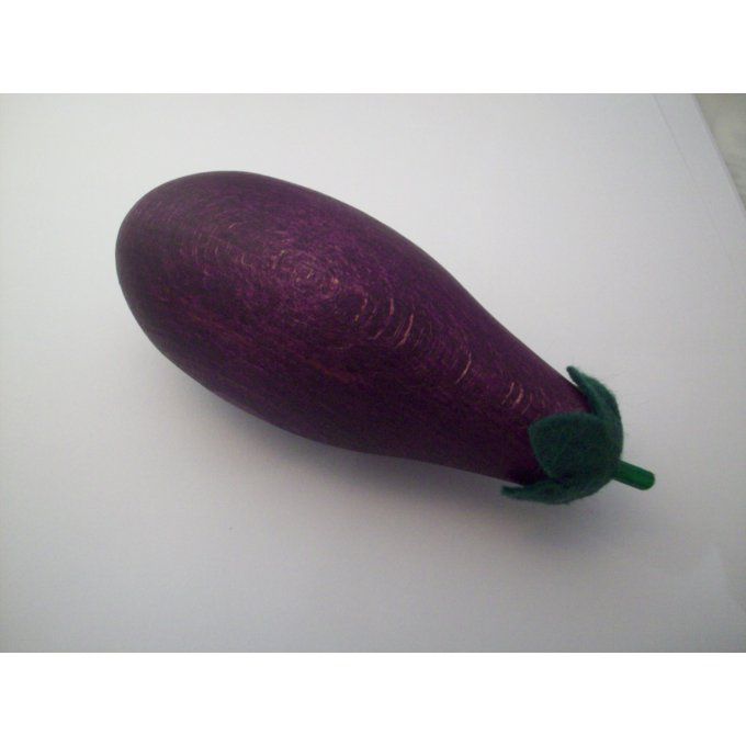 Aubergine en bois