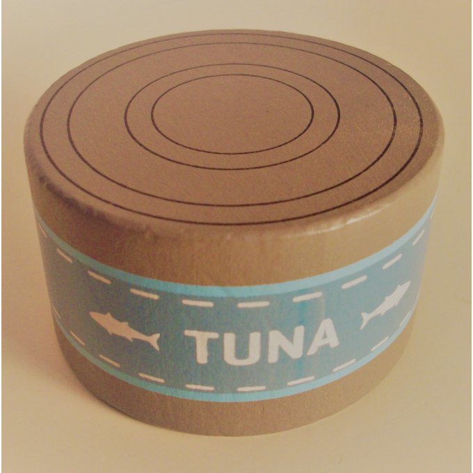 Boite de Thon Tuna en bois 