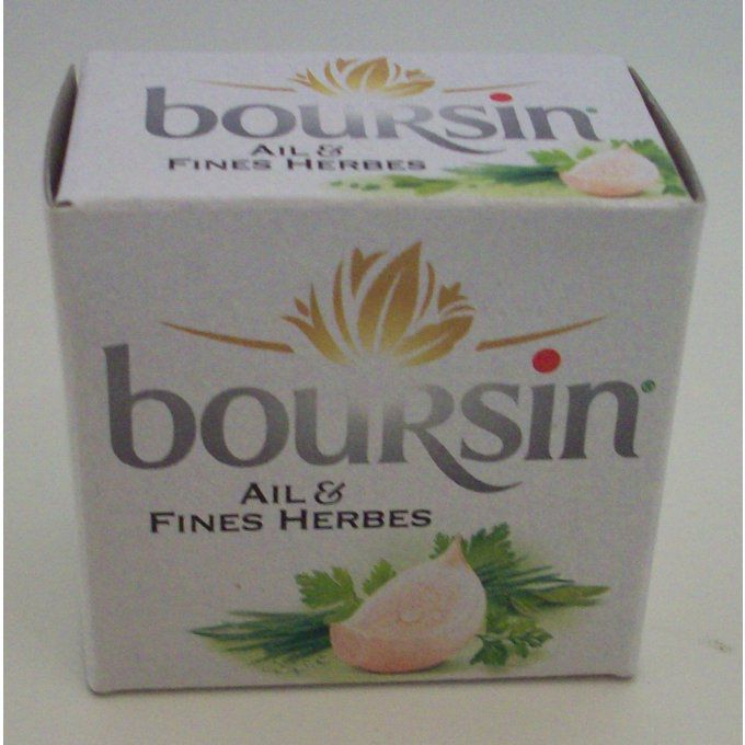 Boite de Boursin ail et fines herbes