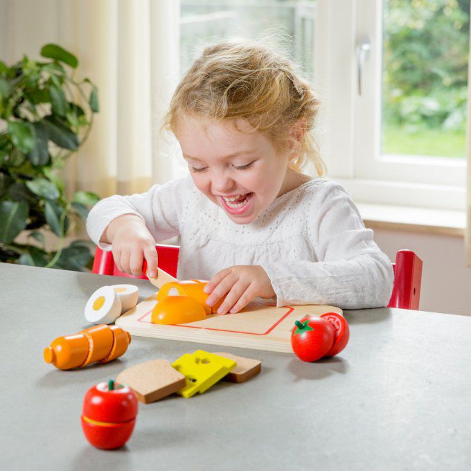 Petit déjeuner à découper en bois avec Scratch