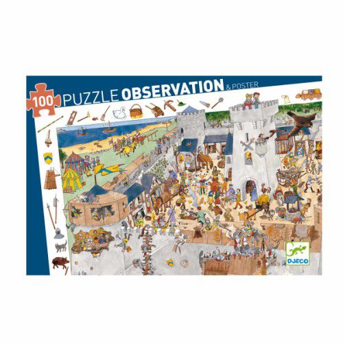 Puzzle d'Observation 100 pièces Château Fort