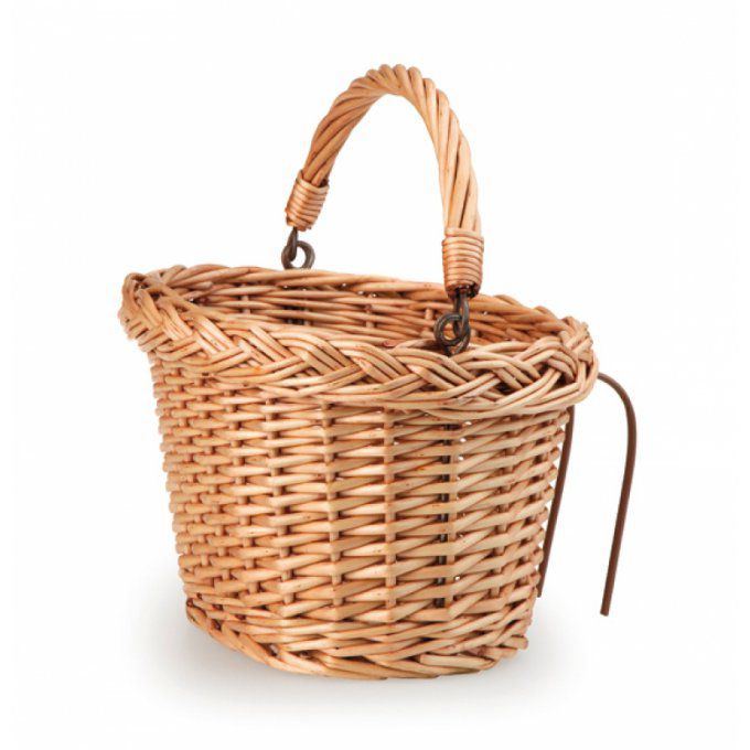 Panier en osier pour guidon de vélo, Draisienne ou Trottinette