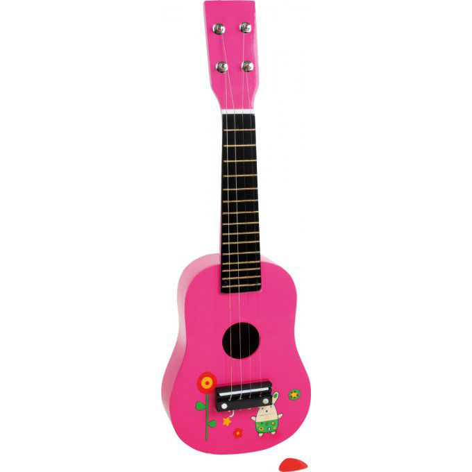 Guitare rose 4 cordes