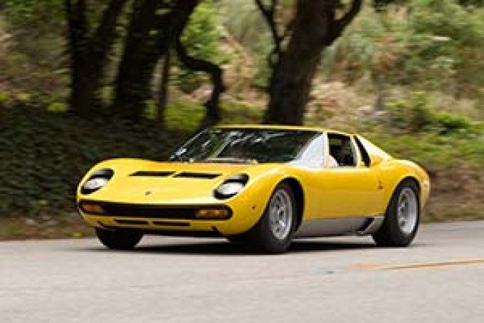 Lamborghini Miura P400 SV (1971), en métal à rétrofriction - Copie