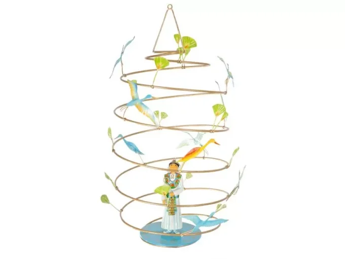 suspension spirale l'oiseau bleu