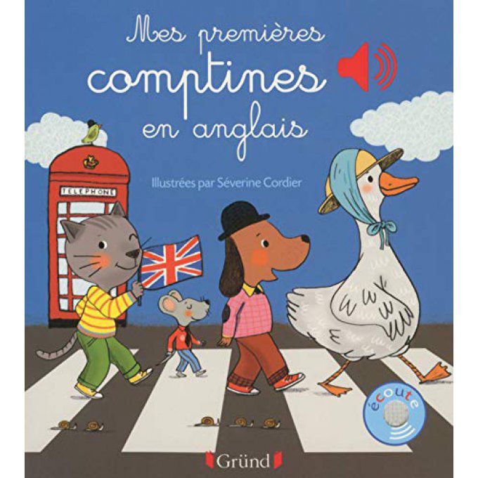 Livre Musical Mes premières comptines en anglais