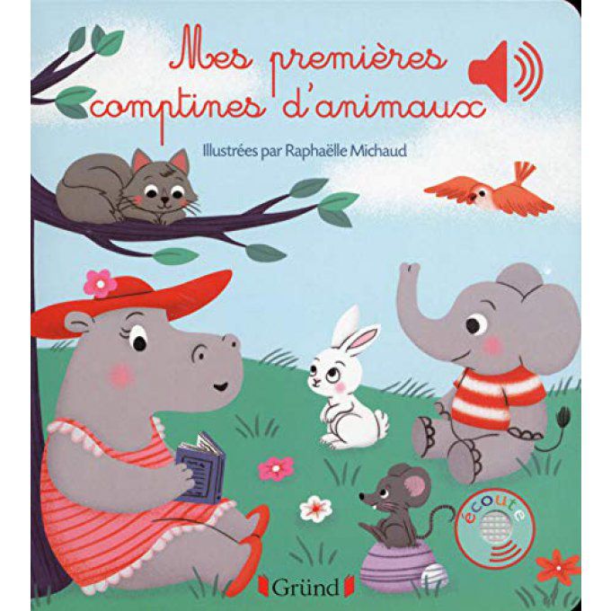 Livre Musical Mes premières comptines d'animaux