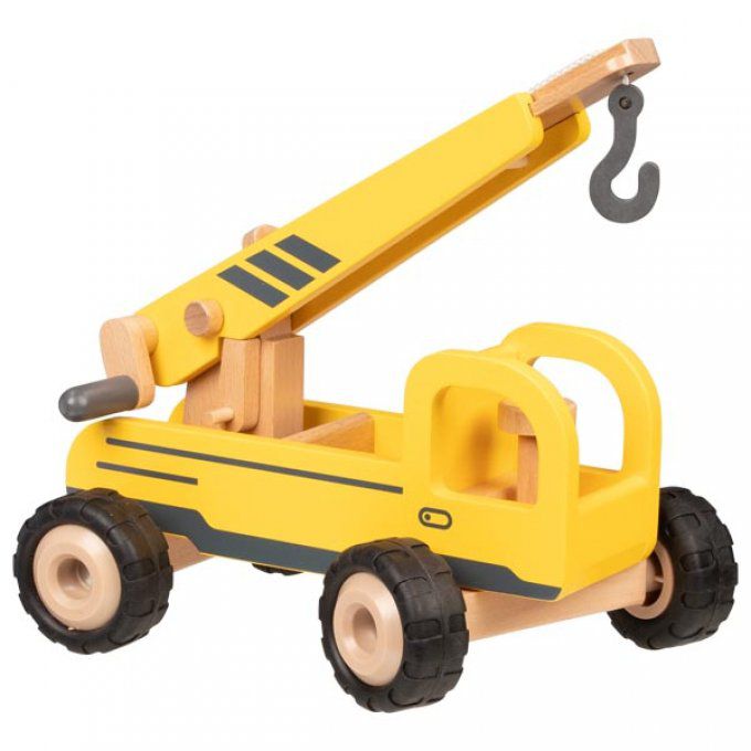 camion-grue en bois