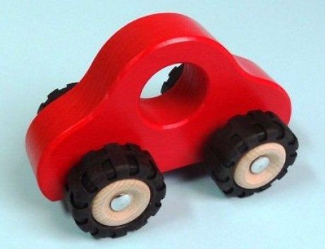 Auto Rouge en bois