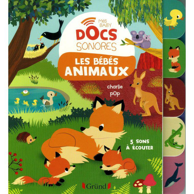 Livre Musical Les Bébés animaux