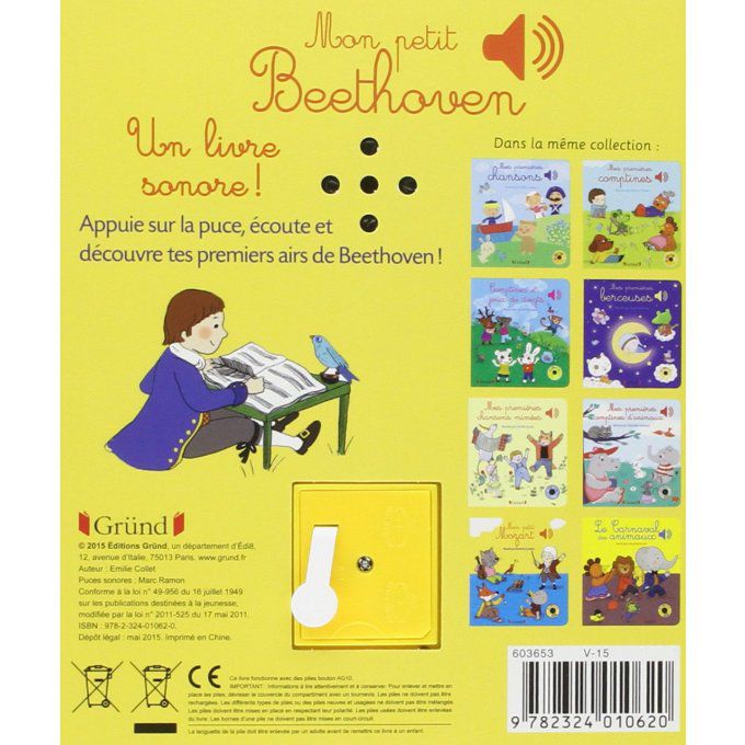 Livre Musical Mon petit Beethoven