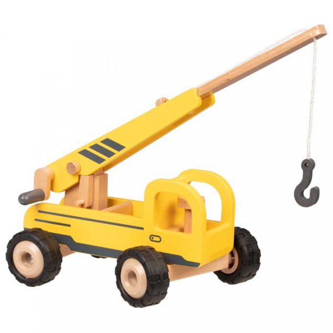 camion-grue en bois