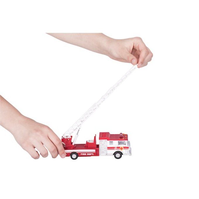 Camion de pompiers a rétrofriction en metal