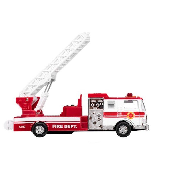 Camion de pompiers a rétrofriction en metal