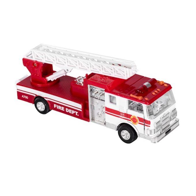 Camion de pompiers a rétrofriction en metal