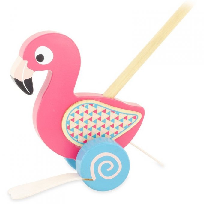 Flamant rose en Bois  à Pousser 