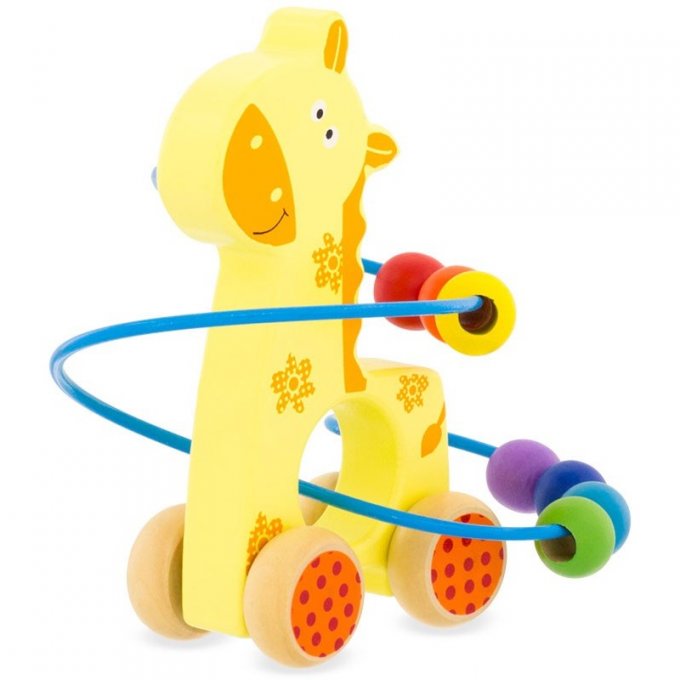 Girafe boulier en bois
