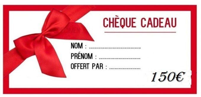 Carte Cadeau d'une valeur de 150€ 