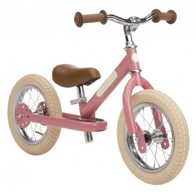 Draisienne Rose retro en Fer