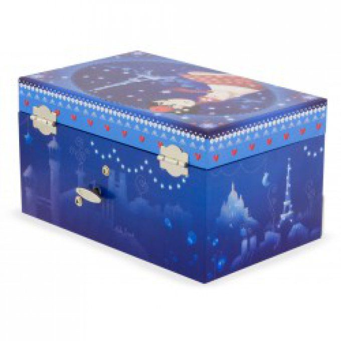 Coffret à bijoux musical Paris en hiver