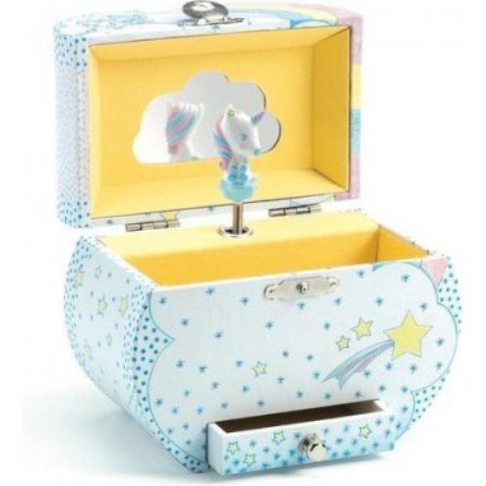 coffre bijou licorne djeco