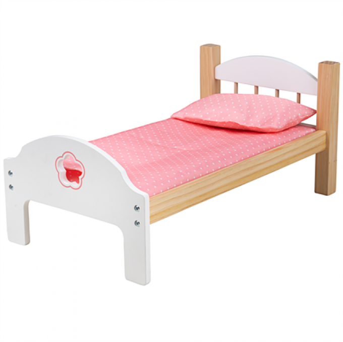Lit poupée avec literien 3 pièces