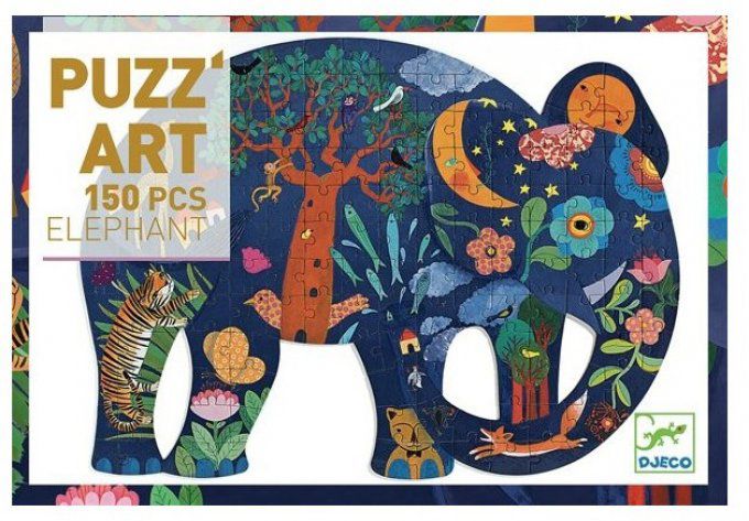 Puzzle Art 150 pièces Eléphant