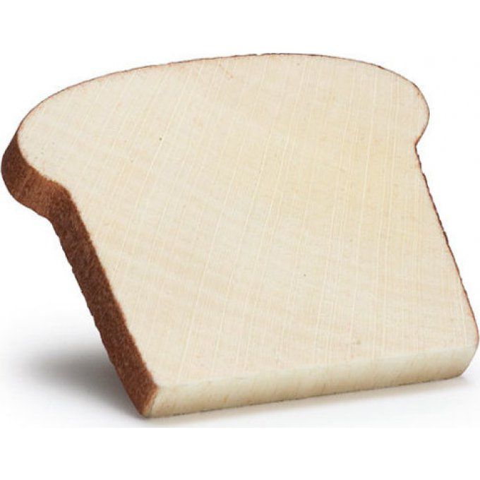 Tranche de pain en bois