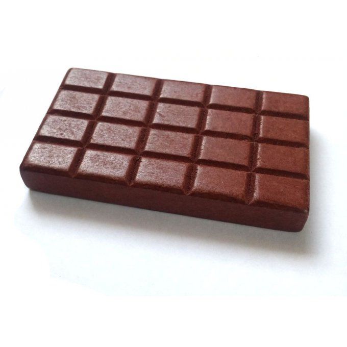 Tablette de chocolat en bois