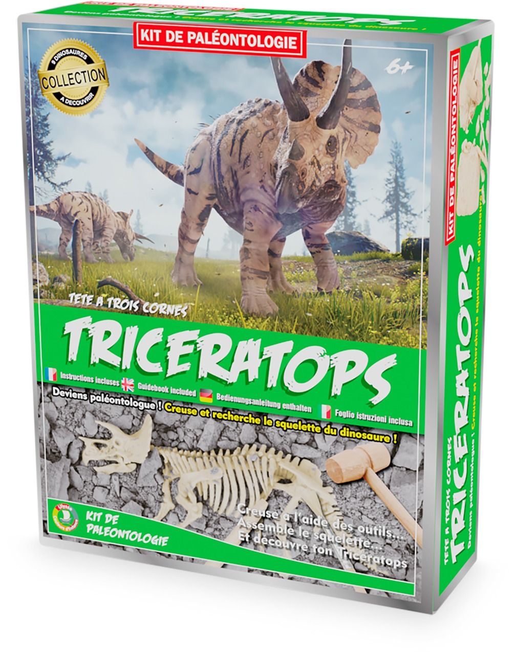 Kit archéologue Triceratops