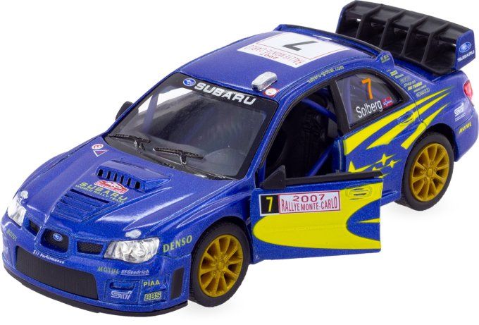 Subaru Impreza rallye en métal à retrofriction