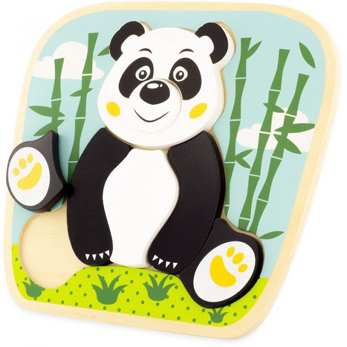 Puzzle Panda en bois 8 pièces 