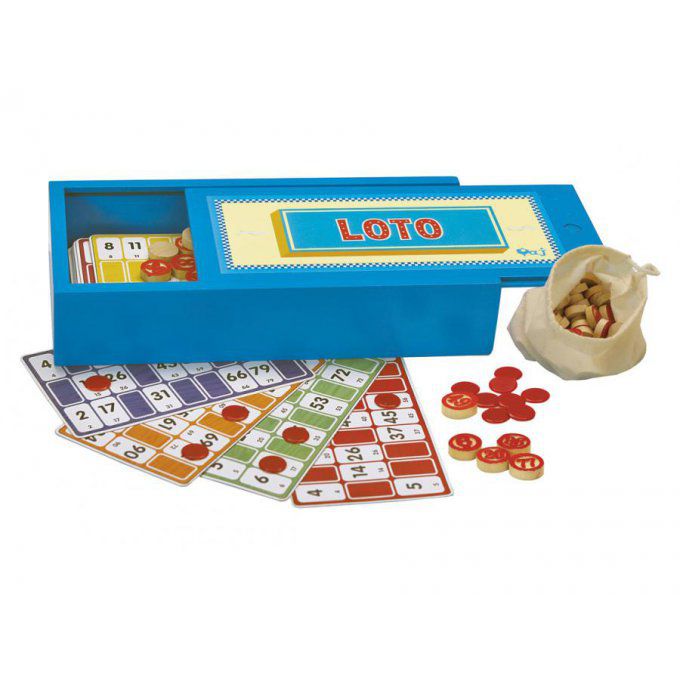 Jeu de Loto véritable en bois (FRance)