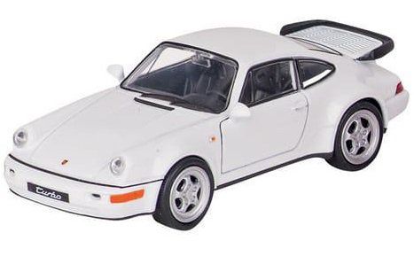 Porsche 964 Turbo Blanche à Rétro-friction en fer solide