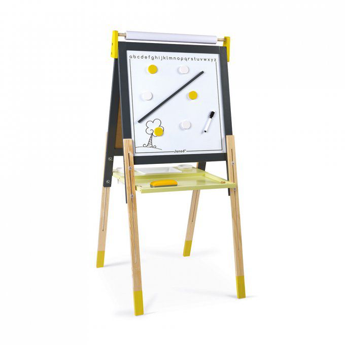 Tableau réglable en bois équipé multifonctions