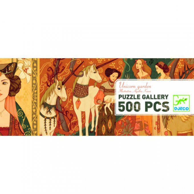 Puzzle Gallery les jardins de la licorne 500 pièces