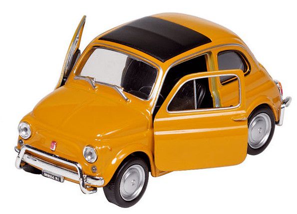  Fiat 500 Italia en métal, a rétrofriction 