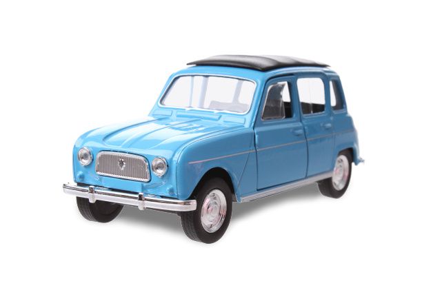 Renault type 4L en métal, a rétrofriction 