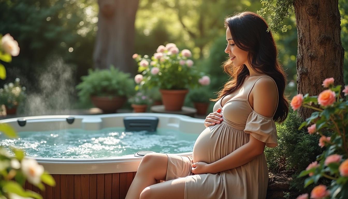 découvrez si l'utilisation d'un jacuzzi pendant la grossesse est sans risque pour le bébé. conseils et précautions pour une baignade sécurisée enceinte.