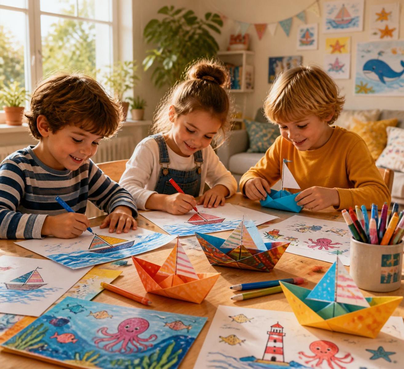 découvrez des idées créatives de dessins de bateaux pour divertir et occuper vos enfants à la maison de manière ludique et artistique.