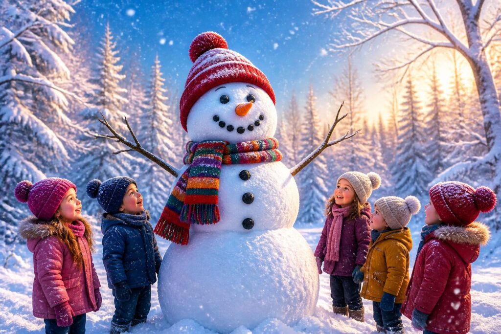 découvrez nos astuces faciles pour dessiner un bonhomme de neige magique qui émerveillera les enfants à coup sûr !