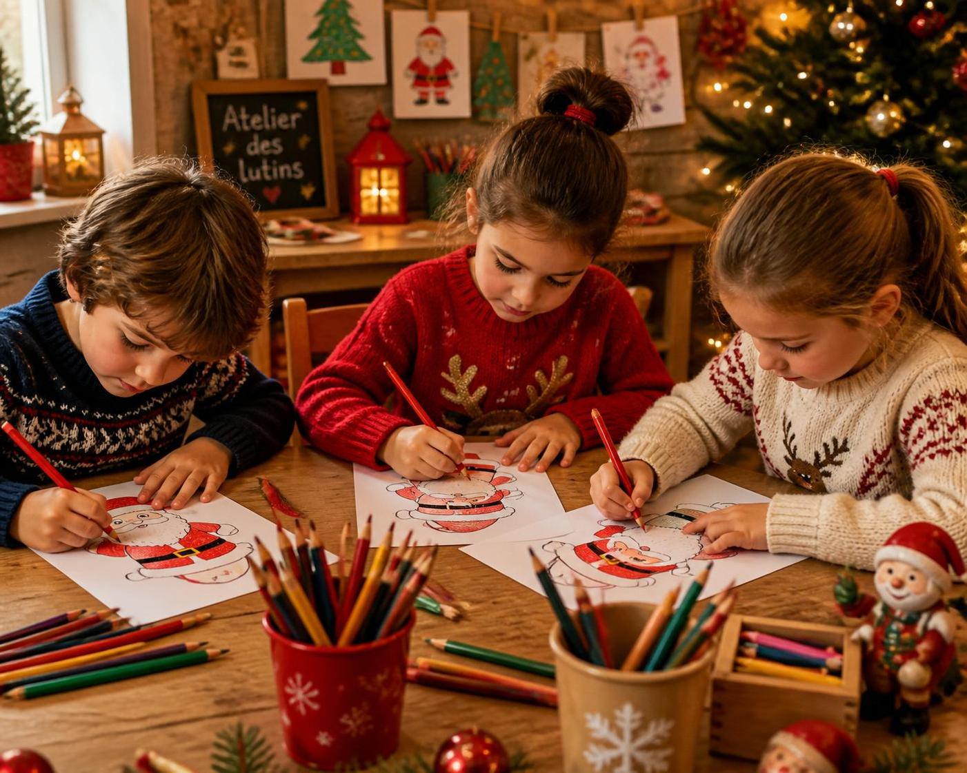 découvrez 5 idées créatives pour dessiner le père noël et divertir vos enfants pendant les fêtes. activités amusantes et faciles à réaliser en famille !