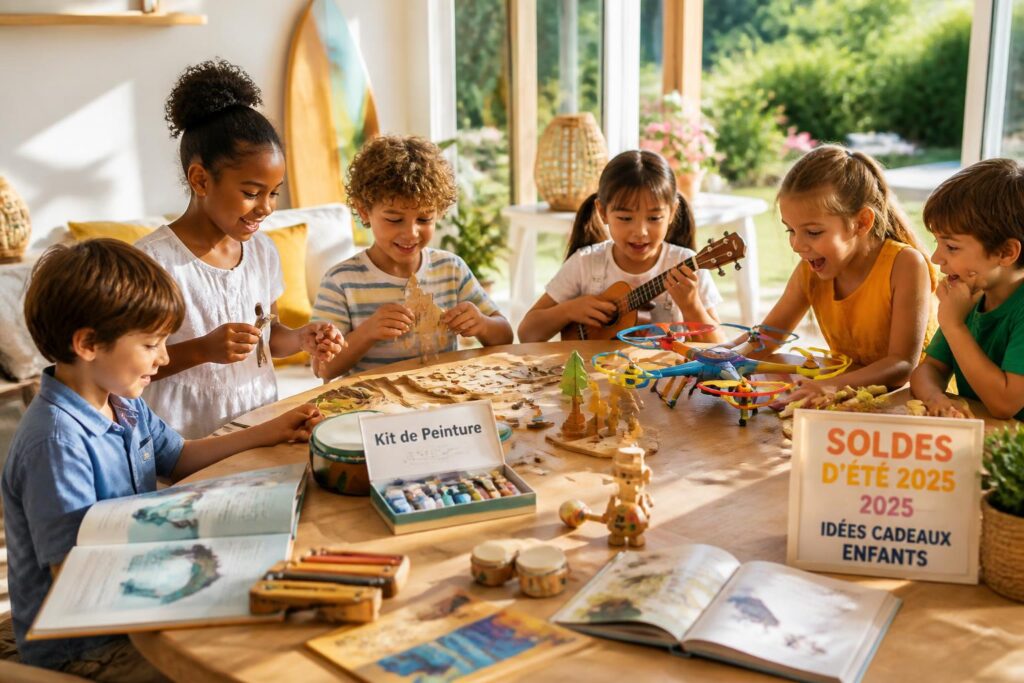 découvrez des idées cadeaux originales pour enfants lors des soldes été 2025. trouvez des jouets, jeux et surprises uniques à prix réduit pour faire plaisir aux plus jeunes cet été.
