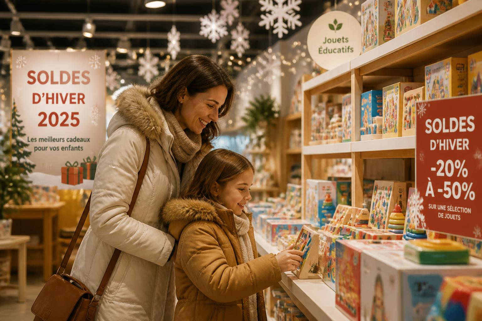 découvrez nos astuces pour profiter des soldes hiver 2025 et dénicher les meilleurs cadeaux pour enfants à prix réduits. conseils pratiques et bons plans pour faire plaisir sans se ruiner.
