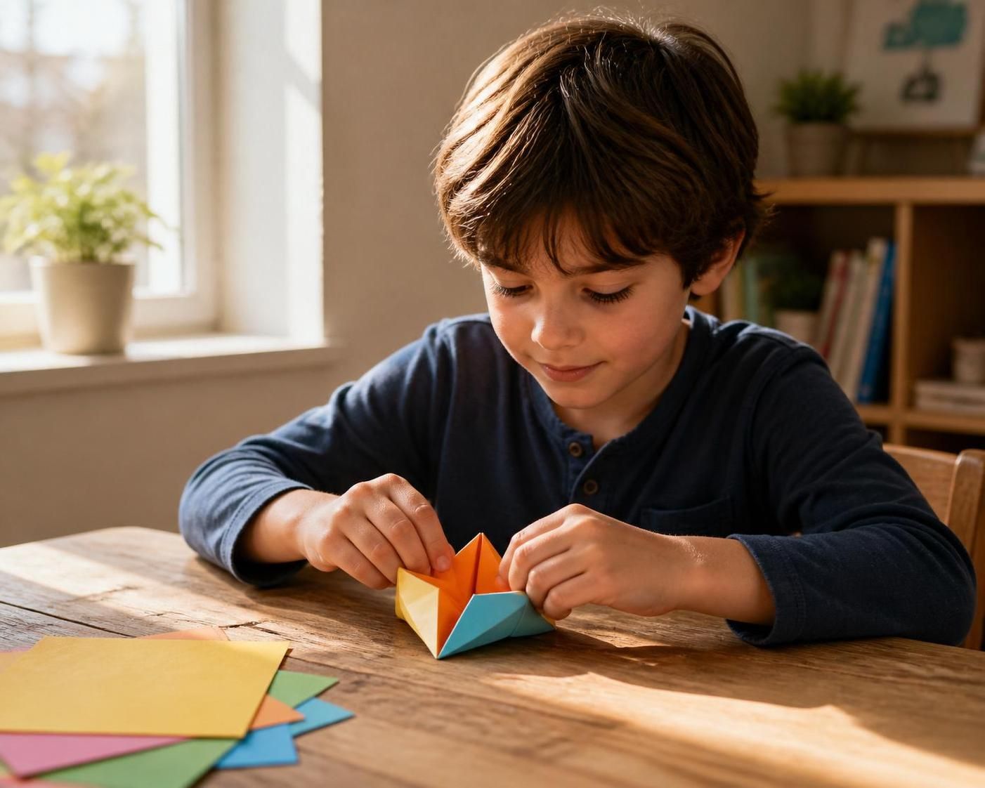 découvrez 5 modèles d'origami faciles pour enfants, parfaits pour stimuler la créativité et l'éveil artistique des plus petits à travers des activités ludiques.