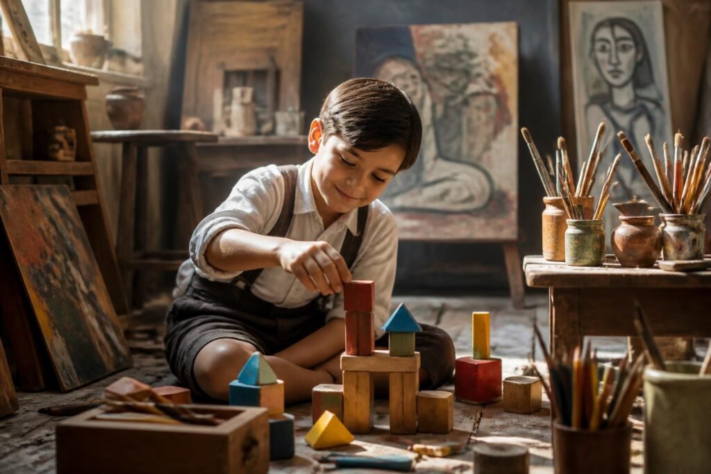 découvrez comment les jeux de l'enfance de picasso ont influencé et façonné son génie artistique, révélant une facette intime de son parcours créatif.
